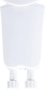 White and black Boss Bidet Luxury bidet toilet seat attachment with dual nozzles and control dial